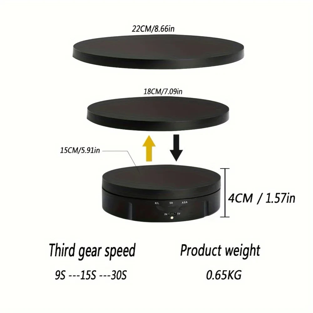 Electric Rotating Jewelry Display Stand