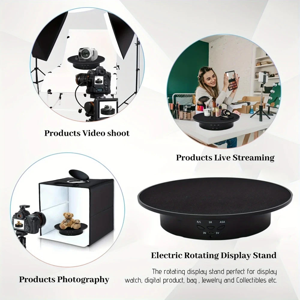 Electric Rotating Jewelry Display Stand
