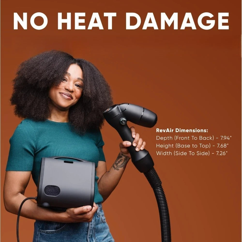 Reverse-Air Hair Dryer