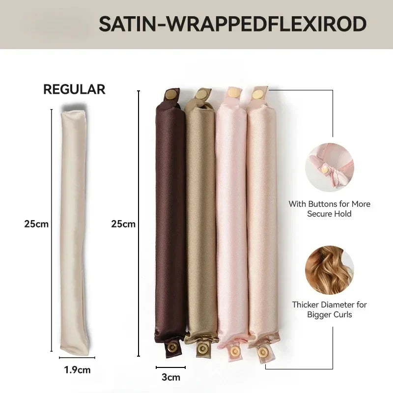CrownCurl™ Heatless Satin Curling Set